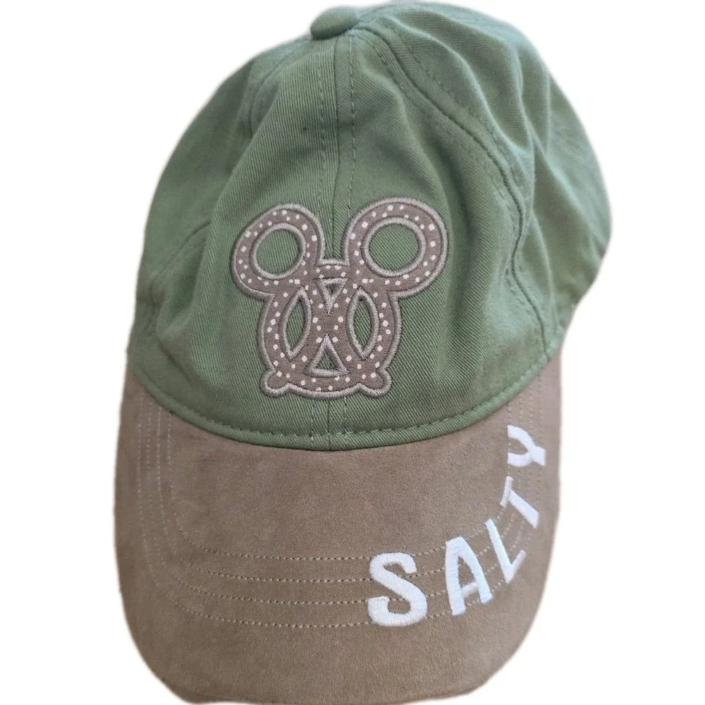 Disney Parks Exclusive Mickey Mouse Salty Pretzel Adjustable Hat/Cap